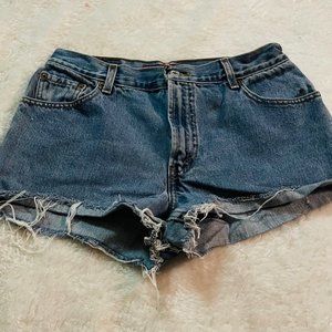 Levi's Cut-Off Jean Shorts